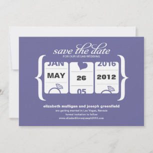 Spielautomaten Save-the-Date - Hochzeit Save The Date