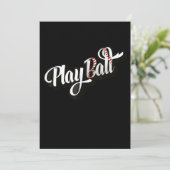 Spielball Baseball und Softball Save The Date (Stehend Vorderseite)