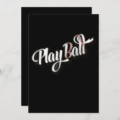 Spielball Baseball und Softball Save The Date (Vorne/Hinten)