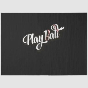 Spielball Baseball und Softball Seidenpapier