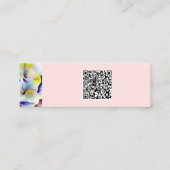 Spielbare Pixel-Designs-Visitenkarte Mini Visitenkarte (Rückseite)