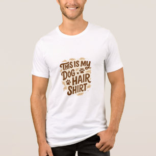 Spielbares "Das ist mein Hundehaar-Shirt"-Zitat-De Tri-Blend Shirt