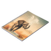 Spielbares Elephant Splash-Notebook Notizblock (Linke Seite)