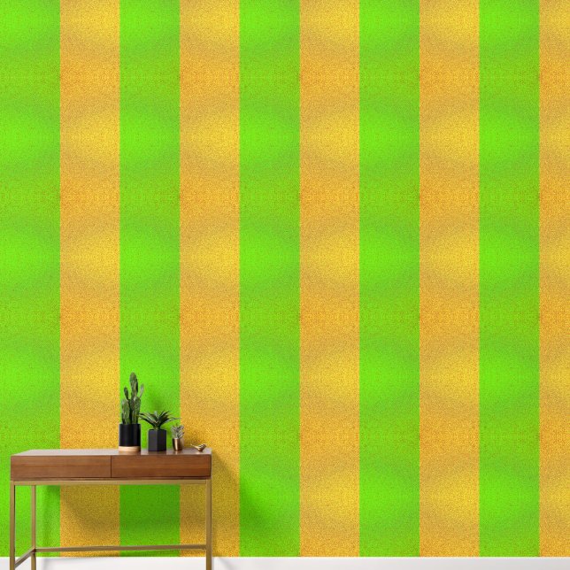 Spielbares Gold und grüne Textur Tapete (Korridor)