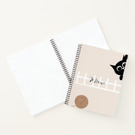 Spielbares Kitty-Notizbuch Notizblock