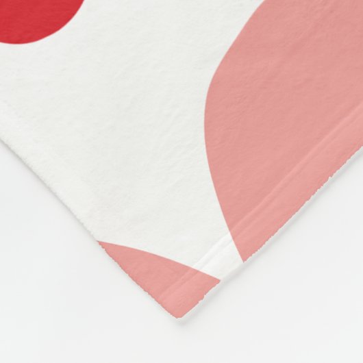 Spielbares Retro-Blume Muster Fleecedecke (Ecke)