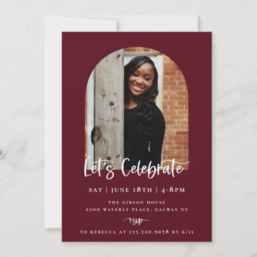 Spielbares Script-Abschluss-Foto Ankündigung (Rückseite)