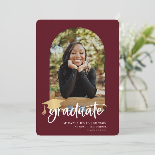 Spielbares Script-Abschluss-Foto Ankündigung (Stehend Vorderseite)