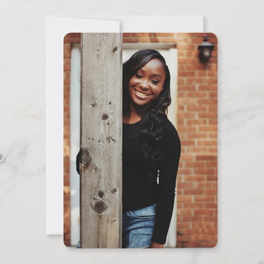 Spielbares Script-Abschluss-Foto Ankündigung (Rückseite)