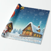 Spielbares Weihnachtsdesign Geschenkpapier (Ungerollt)
