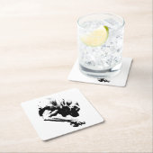 Spielbereit Rechteckiger Pappuntersetzer (Vor Ort)