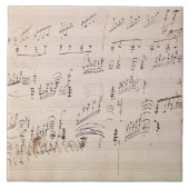 Spielberichtsbogen 'des Mondscheins Sonata Fliese (Vorderseite)