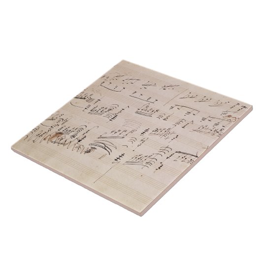 Spielberichtsbogen 'des Mondscheins Sonata Fliese (Seite)