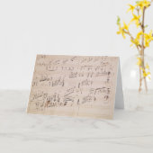 Spielberichtsbogen 'des Mondscheins Sonata Karte (Gelbe Blume)