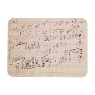 Spielberichtsbogen 'des Mondscheins Sonata Magnet