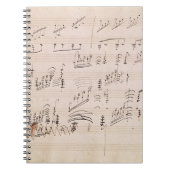 Spielberichtsbogen 'des Mondscheins Sonata Notizblock (Vorderseite)