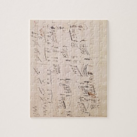 Spielberichtsbogen 'des Mondscheins Sonata Puzzle (Vertikal)