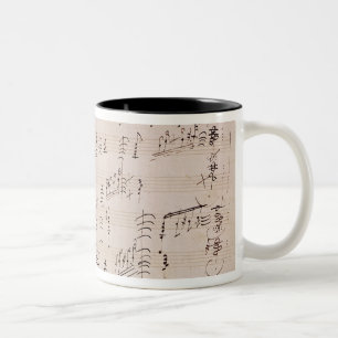 Spielberichtsbogen 'des Mondscheins Sonata Zweifarbige Tasse