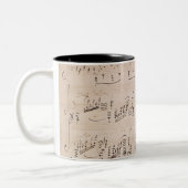 Spielberichtsbogen 'des Mondscheins Sonata Zweifarbige Tasse (Links)