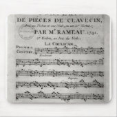 Spielberichtsbogen für 'De Concerts de Pieces Mousepad (Vorne)