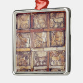 Spielbrett, Tiere des Feldes und Wald Ornament Aus Metall (Links)