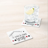 Spielbrücke Rechteckiger Pappuntersetzer (Vor Ort)