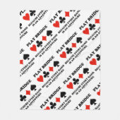 Spielbrücke, weil jede Hand ein Abenteuer ist Fleecedecke (Vorderseite)