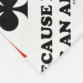 Spielbrücke, weil jede Hand ein Abenteuer ist Fleecedecke (Ecke)