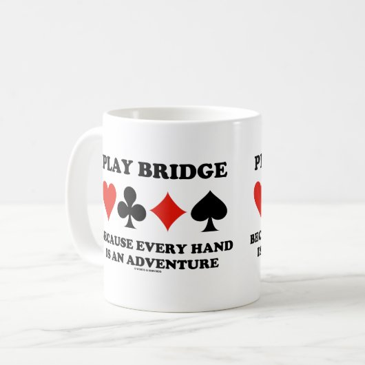 Spielbrücke, weil jede Hand ein Abenteuer ist Kaffeetasse (Vorderseite Links)