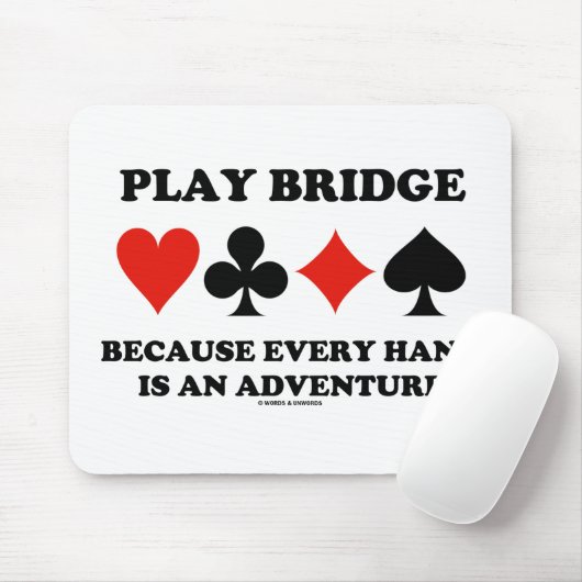 Spielbrücke, weil jede Hand ein Abenteuer ist Mousepad (Mit Mouse)