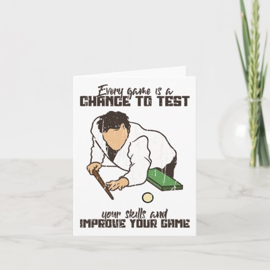 Spielchance, Fähigkeiten zu testen und Spiel zu ve Karte (Vorderseite)