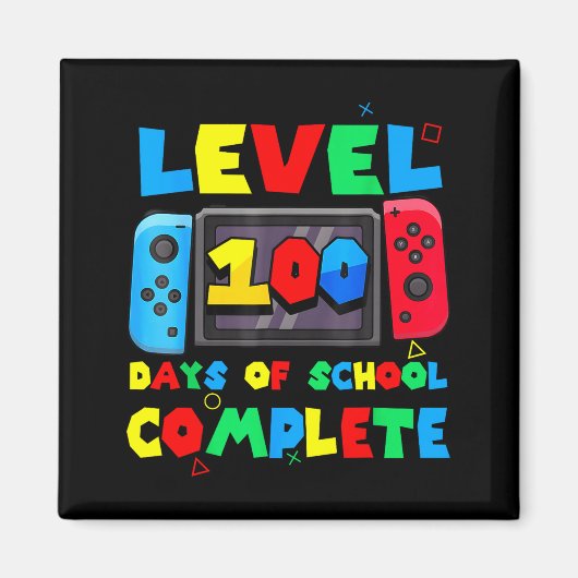 Spielcontroller Ebene 100 Tage Schule Vollständig Magnet (Vorne)