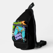 Spielcontroller Graffiti Gaming Born To Play Crossbody Bag (Rechte Ecke)
