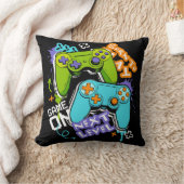 Spielcontroller Graffiti  Gaming Born To Play  Kissen (Decke)