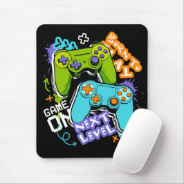 Spielcontroller Graffiti  Gaming Born To Play  Mousepad