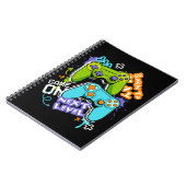 Spielcontroller Graffiti  Gaming Born To Play  Notizblock (Linke Seite)