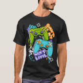 Spielcontroller Graffiti  Gaming Born To Play  T-Shirt (Vorderseite)