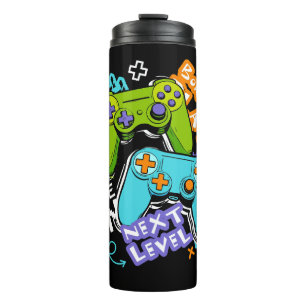 Spielcontroller Graffiti Gaming Born To Play Thermosbecher
