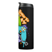 Spielcontroller Graffiti  Gaming Born To Play  Thermosbecher (Nach rechts gedreht)