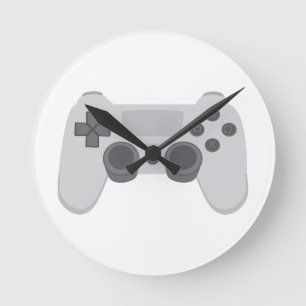 Spielcontroller Runde Wanduhr
