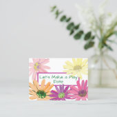 Spieldatenkarte von Daisy Child Visitenkarte (Stehend Vorderseite)