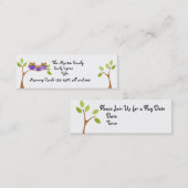 Spieldatum für drei Löwen Telefonnummerkarte (Vorne/Hinten)