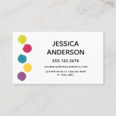 Spieldatum Karte mit farbigen Punktzahlakzenten (Rückseite)