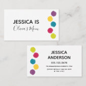 Spieldatum Karte mit farbigen Punktzahlakzenten (Vorne/Hinten)