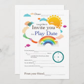 Spieldatum Wolken-Designs (Vorne/Hinten)