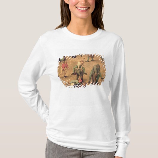 Spieldetail der Kinder des Spielens des T-Shirt (Vorderseite)