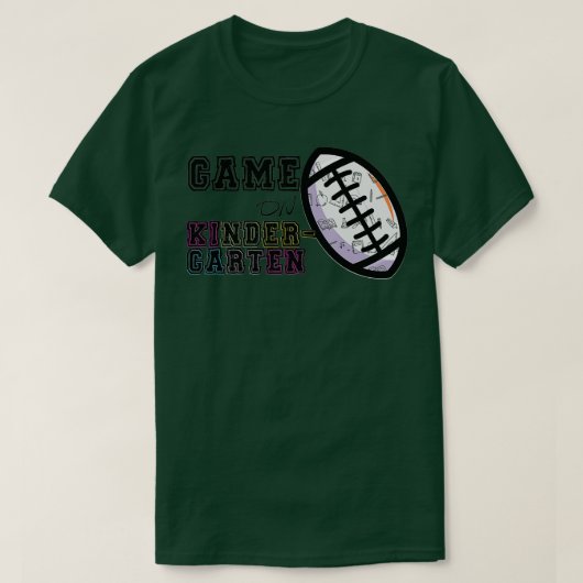 Spiele auf 1. Klasse American Football Fan Erster T-Shirt (Design vorne)