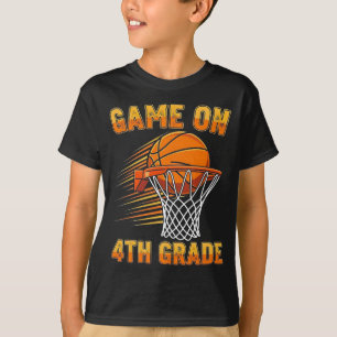 Spiele auf 4. Klasse Basketball Erster Schultag T-Shirt