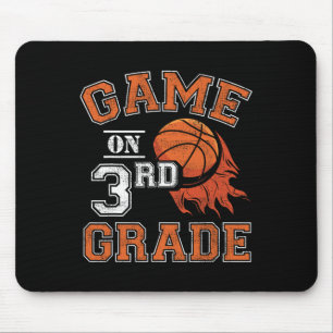 Spiele auf der dritten Stufe Basketball erster Tag Mousepad