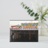 Spiele auf der Pier Postkarte (Stehend Vorderseite)